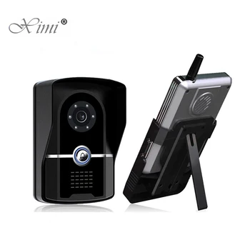 2.4 Inch Mini Wireless Remote ID Card Waterproof Wireless Color Video Doorbell Wireless Video Door Phone For Villa 3424PJ11
