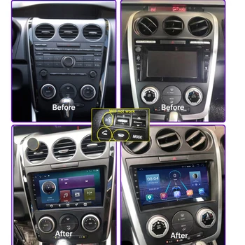 6G 128G най-Новият Android 10,0 Кола Стерео Радио За Mazda CX 7 CX-7 Навигация на Видео Аудио Плейър GPS WIFI Субуфер Няма 2 din DVD