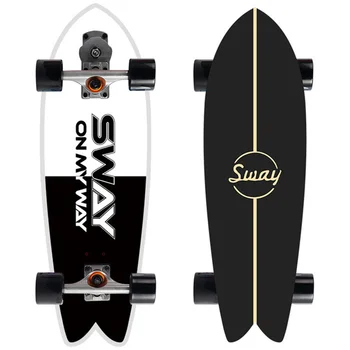 81 СМ CX7 New Land Surfboard Начинаещи Surfboard Exercise Brush Street Big Fish Board Walking Skateboard Longboard Penny Board