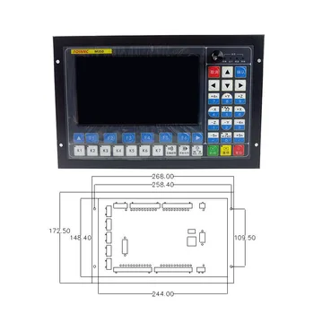 DDCS-E 3/4/5-axis CNC motion control system гравиране машина motion controller7-инчов цветен экранавтоматический инструмент multi-process