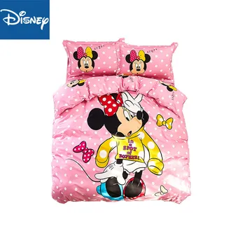 Disney Мини Маус одеяло Спално Бельо, Комплекти за грижа за кожата на един Цар размери 3/4 бр.