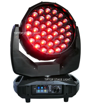 Gigertop TP-L3715 650 W Висока Мощност 37x15 RGBW Led Moving Head Light Zoom Нов Дизайн 18/42 DMX Канала Звук/Auto Working