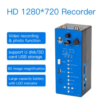 H1L HD Дренажна Канализационната Камера Тръбопровод Ендоскоп Откриване на Тръби Инспектиращата Помещение Брояч Метра Аудио и Видео Записващо Устройство
