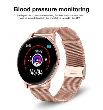 LIGE 2020 Новите Смарт Часовници За Жени, Мъже Сърдечната Честота, кръвно Налягане Информация Напомни Спорт Мултифункционален Водоустойчив Smartwatch+Кутия