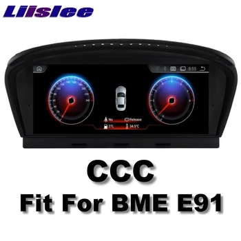 LiisLee Автомобилен Мултимедиен GPS Аудио Стерео Радио За BMW Серия 3 E91 2004~2010 Оригинални СМС Стил CarPlay 360 Вид Навигация