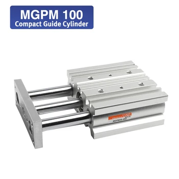 MGPM MGPM100 -25Z -50Z-75Z-100Z-125Z MGPM100-150Z MGPM100-175Z Триосно за Главен цилиндър Компактен ръководство на перваза със Стабилна пневматично