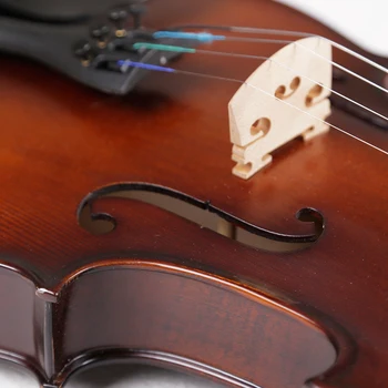 TONGLING Natural Brand Flamed Maple Акустична Violin 4/4 3/4 Antique Мат Violino пълен размер Музикален Инструмент с Аксесоари
