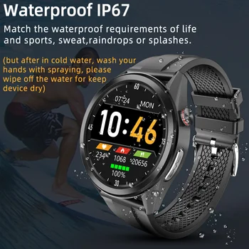 UGUMO ЕКГ Умни Часовници За Мъже За Жени Температурата на тялото, Фитнес Тракер Smartwatch IP68 Водоустойчив кръвно налягане часовници SmartWatch група