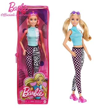 Барби Fashionista Kid Toy Забавно Princess Malibu Top Accessories Changing Dolls Красив Подарък Кутия За Деца На Рожден Ден GRB50