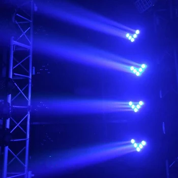 Безплатна доставка 9x12 W RGBW Матрица LED Измиване на движещ Се Главоболие Светлина Професионален DMX Сценичното Осветление лъч на прожектор Готини ефекти DJ светлини