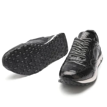 Безплатна доставка Луксозни Маркови Дизайнерски Мъжки Модел Обувки Мъжки Кожени Черна Дантела Плоски Износоустойчиви Висококачествени Маратонки 2022