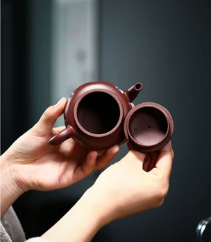 Гонг Дан Порцеланов Чайник Керамичен Чайник За Чай Пу-Ерх Oolong Чай Комплект Ръчно Изработени