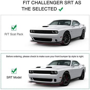За-2022 Dodge Charger SRT SCAT GT Автомобил Подвижни Свалете Предния Регистрационен номер Рамка Скоба Притежателя Аксесоари