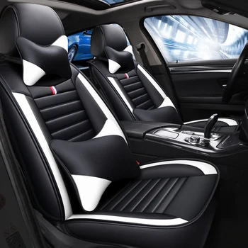 Здрав Кожен Калъф за столче за кола с Пълно Покритие на FORD Mondeo Mustang GT Edge Expedition F-150 Ecosport Kuga Автомобилни Аксесоари