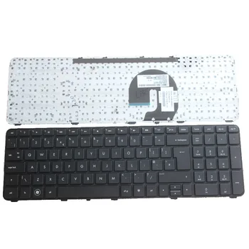 Новата клавиатура на лаптоп Великобритания за HP Pavilion dv7-4000 DV7-4050 dv7-4100 dv7-4200 dv7-5000 dv7t-5000 LX7 Великобритания Черен с рамка клавиатура