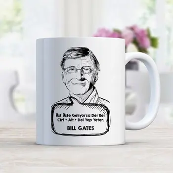 Персонални Бяла Чаша За Бил Гейтс