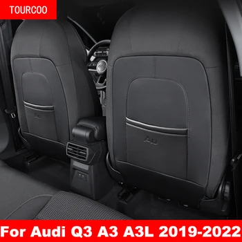 2 бр. За Audi Q3 A3 A3L 2019-2022 Задната Седалка Анти-Удар Подложка на Капака на Колата Стил 